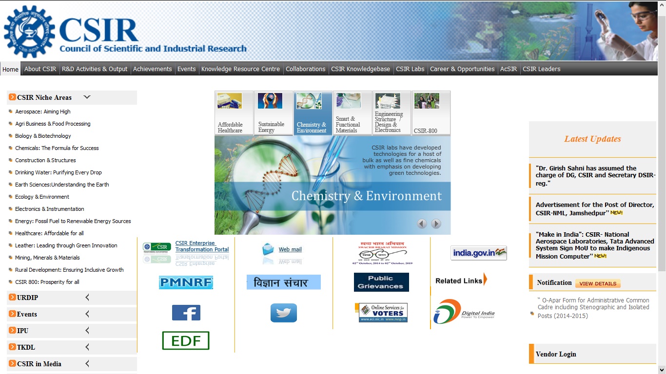 Council of Scientific and Industrial Research Council of Scientific and Industrial Research